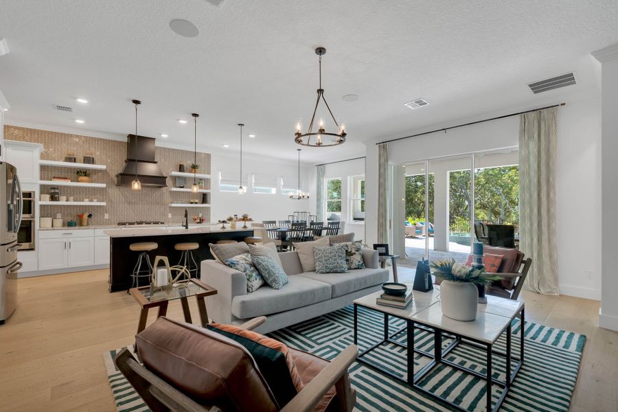 Representative furnished interior of a home built from the Eliot by Rockwell Homes in Northlake at Ovation, Winter Garden (Image 13). Representative furnished interior of a home built from the Eliot by Rockwell Homes in Northlake at Ovation, Winter Garden (Image 13).