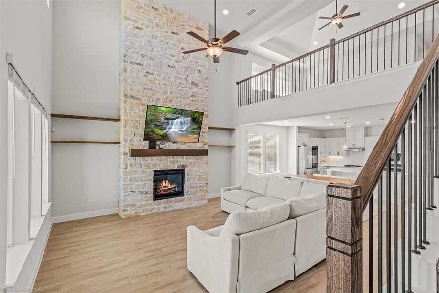 Furnished interior view inside a new home in , Forney (Image 12).