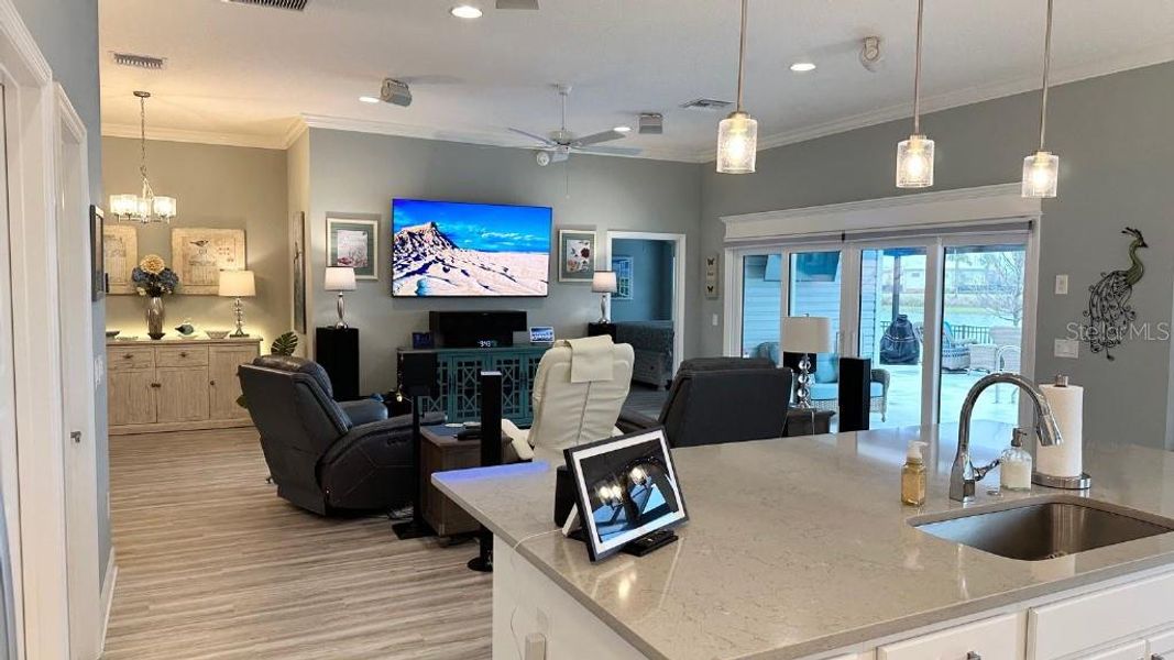 Furnished interior view inside a new home in , Okahumpka (Image 6). Furnished interior view inside a new home in , Okahumpka (Image 6).