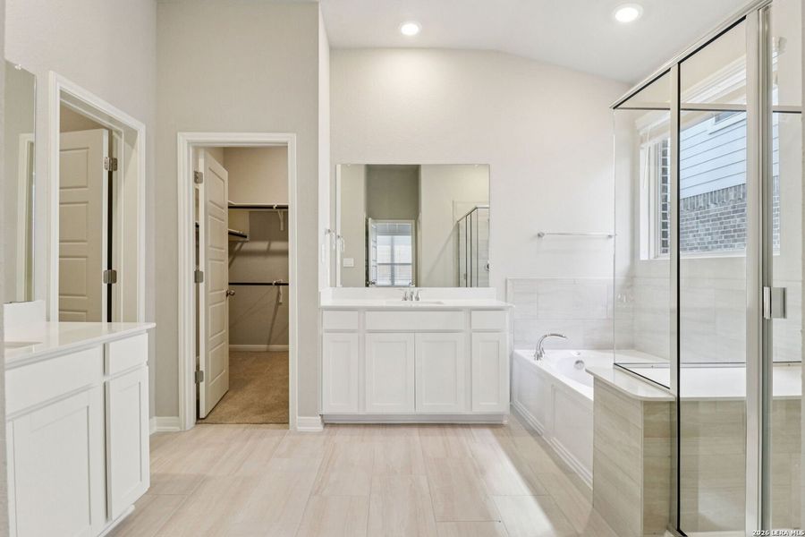 Furnished interior view inside a new home in Estancia Ranch - Classic Series, San Antonio (Image 13).