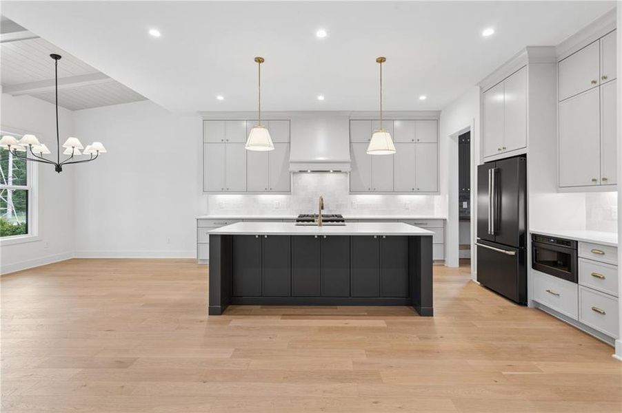 Furnished interior view inside a new home in , Atlanta (Image 9).
