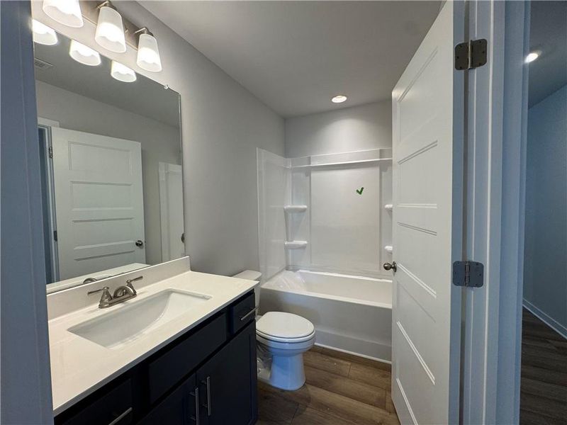 Furnished interior view inside a new home in Rosewood Lake Preserve, Hoschton (Image 7).