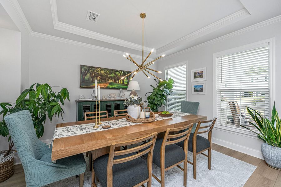 Furnished interior view inside a new home in Sea Island Preserve, Johns Island (Image 17).