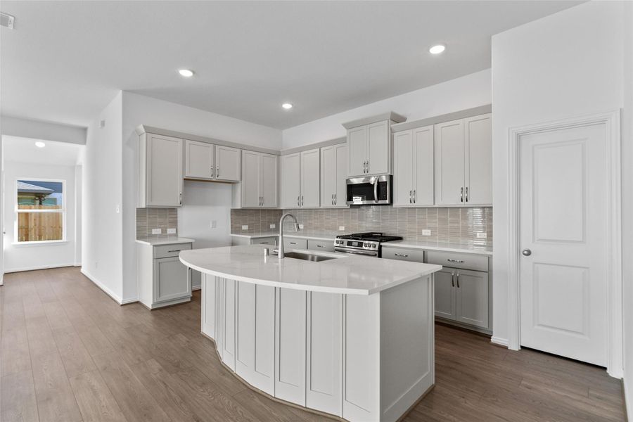 Furnished interior view inside a new home in Beamer Villas, Friendswood (Image 10).
