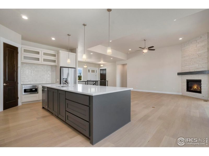 Furnished interior view inside a new home in Aurora Highlands, Aurora (Image 11). Furnished interior view inside a new home in Aurora Highlands, Aurora (Image 11).