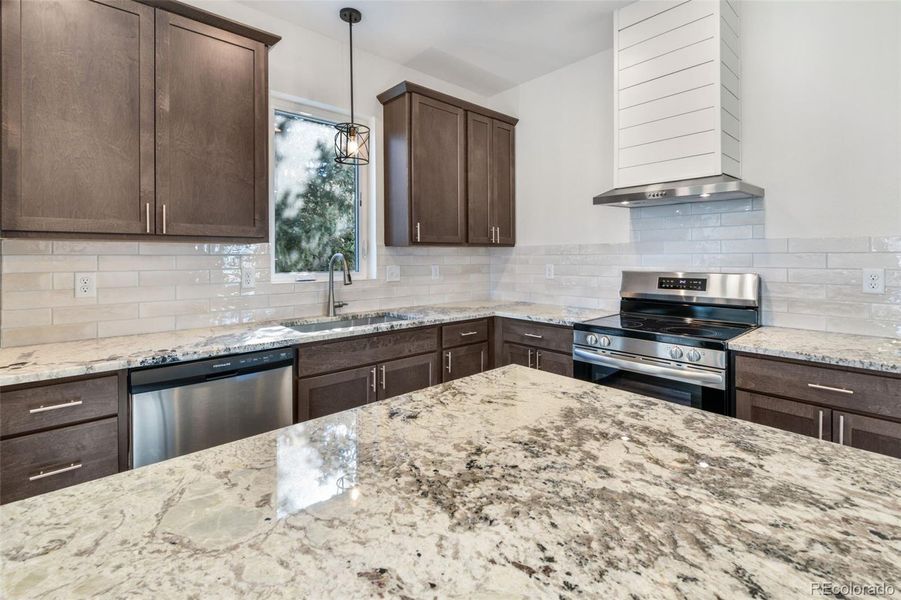 Furnished interior view inside a new home in , Colorado Springs (Image 10).