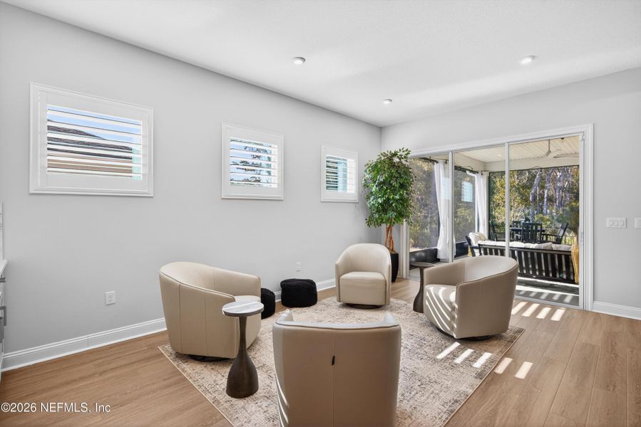 Furnished interior view inside a new home in RiverTown, St. Johns (Image 36).