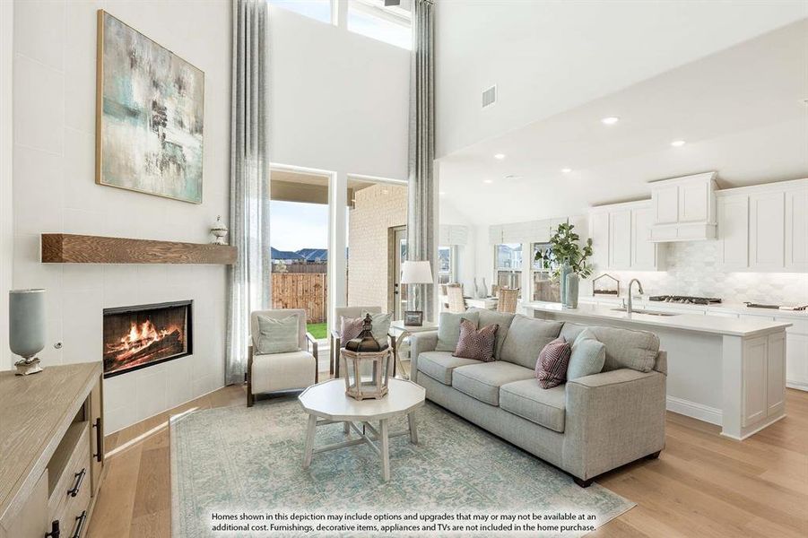 Furnished interior view inside a new home in Glenwood Meadows, Denton (Image 10).