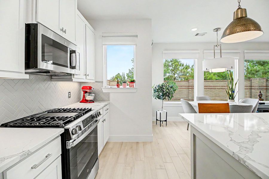 Furnished interior view inside a new home in , Cypress (Image 16).