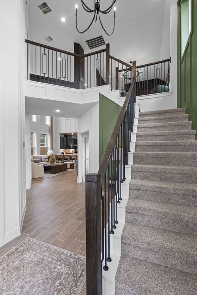 Furnished interior view inside a new home in Emory Glen, Magnolia (Image 7).