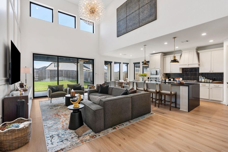 Furnished interior view inside a new home in , Richmond (Image 8). Furnished interior view inside a new home in , Richmond (Image 8).