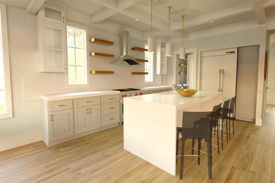 Furnished interior view inside a new home in , Crystal River (Image 7).