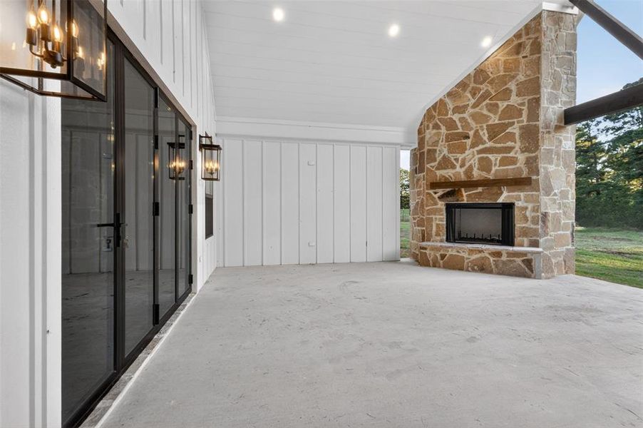 Exterior details and patio area of a home in , Longview (Image 29). Exterior details and patio area of a home in , Longview (Image 29).