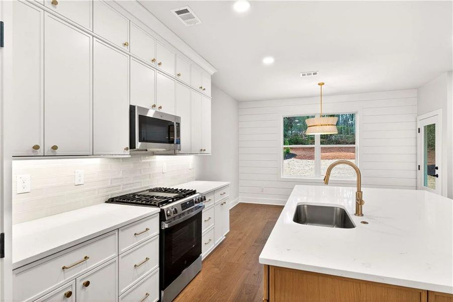 Furnished interior view inside a new home in , Norcross (Image 9).