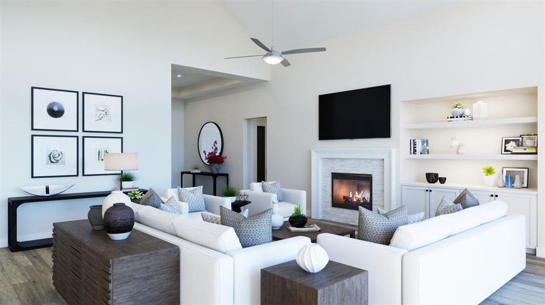 Furnished interior view inside a new home in The Arbors at Lakewood Village, Lakewood Village (Image 3).