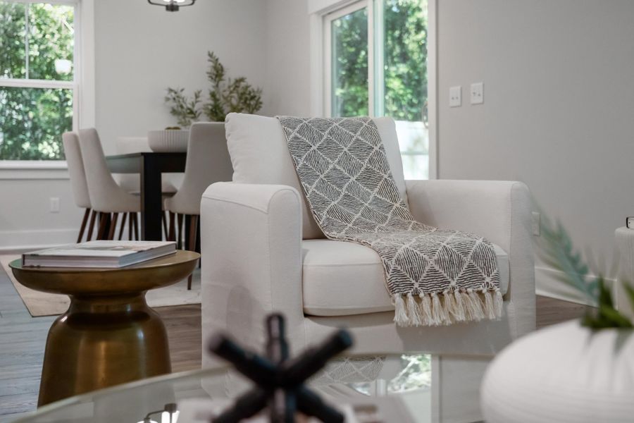 Furnished interior view inside a new home in , James Island (Image 28). Furnished interior view inside a new home in , James Island (Image 28).