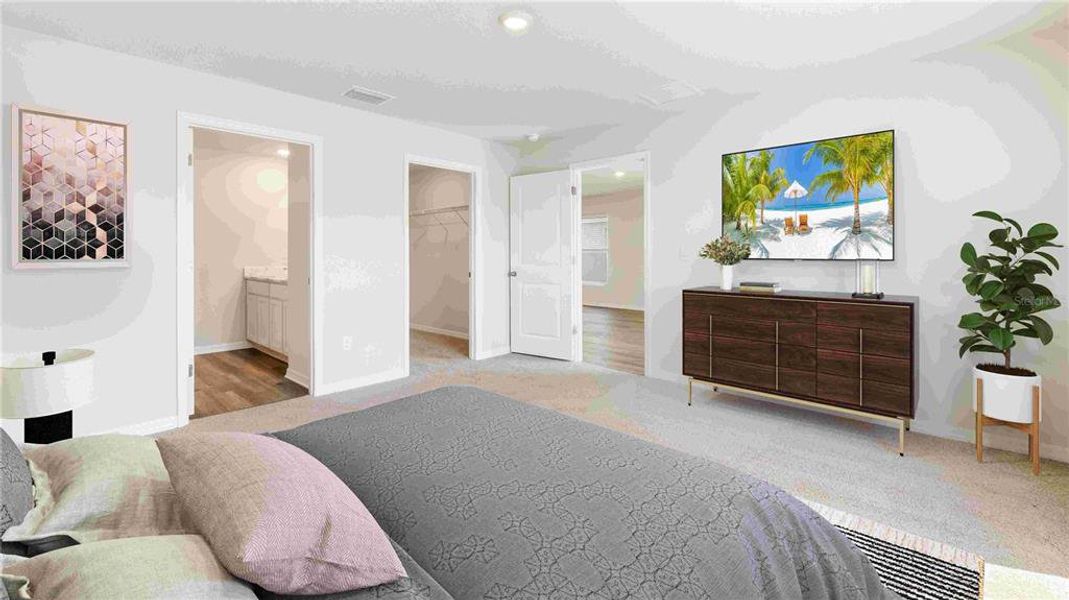 Furnished interior view inside a new home in Oakfield Lakes, Parrish (Image 7). Furnished interior view inside a new home in Oakfield Lakes, Parrish (Image 7).