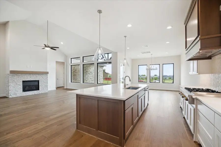 Kitchen, Living, and Dining Kitchen, Living, and Dining