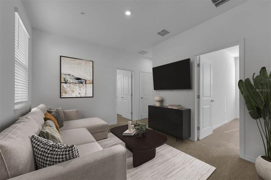 Furnished interior view inside a new home in , Wesley Chapel (Image 9). Furnished interior view inside a new home in , Wesley Chapel (Image 9).