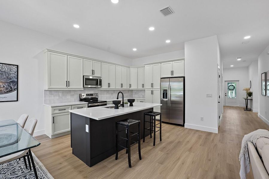 Furnished interior view inside a new home in , Vero Beach (Image 34).