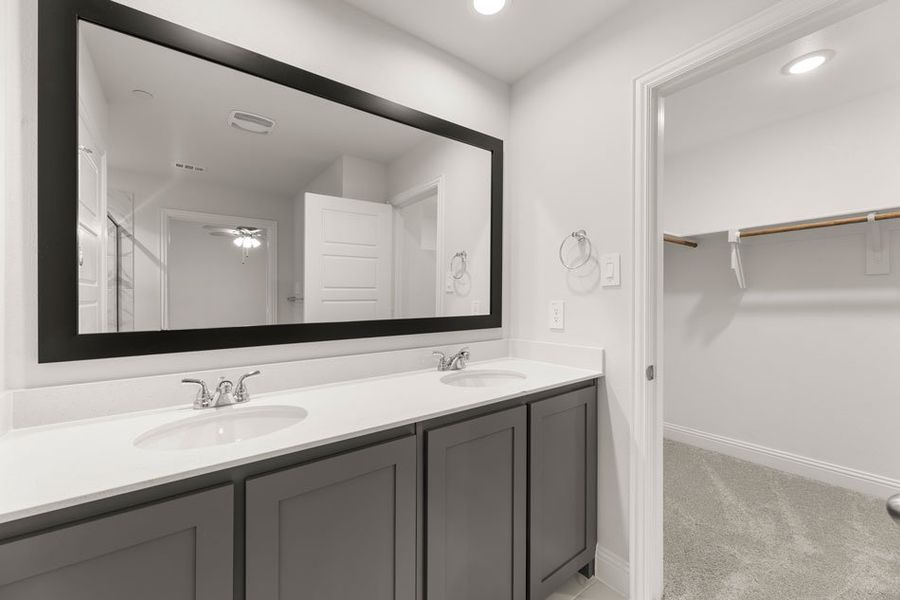 Representative exterior photo of a completed home built from the Opal by Impression Homes in Sereno Oaks at Buckner Terrace, Dallas, TX (Image 16). Representative exterior photo of a completed home built from the Opal by Impression Homes in Sereno Oaks at Buckner Terrace, Dallas, TX (Image 16).