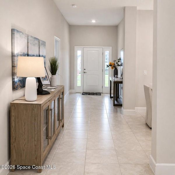 Furnished interior view inside a new home in St. John's Preserve, Palm Bay (Image 6).