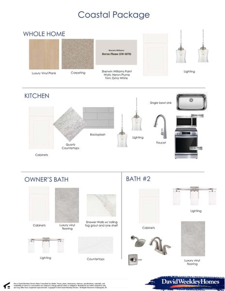 Sample of building materials used in homes in Central Living at Craig, Charlotte (Image 8).