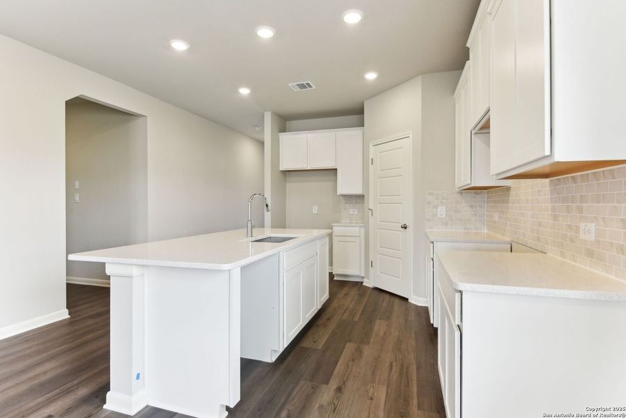 Furnished interior view inside a new home in Remington Ranch, San Antonio (Image 13). Furnished interior view inside a new home in Remington Ranch, San Antonio (Image 13).