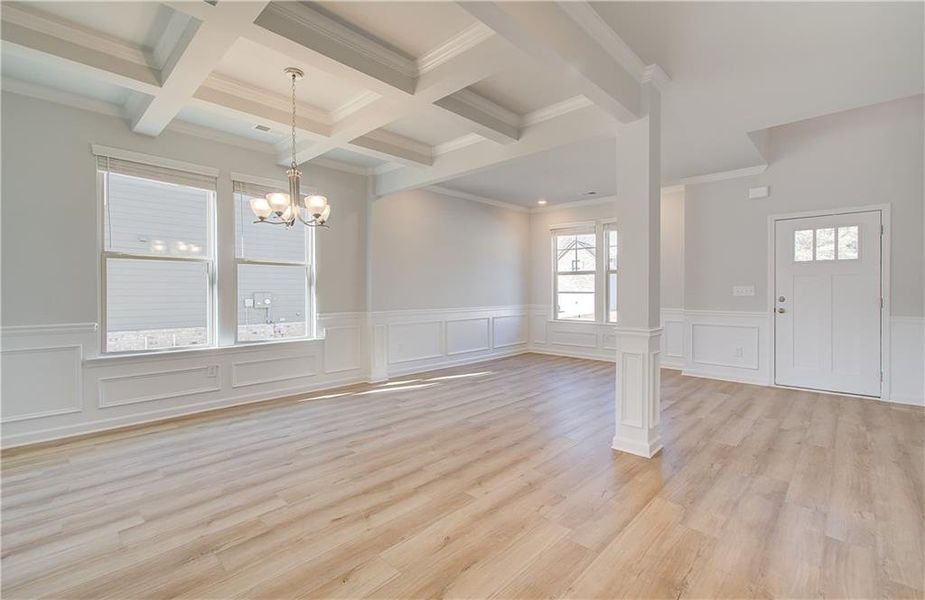 Spacious, unfurnished interior of a new home in Cedar Grove Commons, Conley (Image 20). Spacious, unfurnished interior of a new home in Cedar Grove Commons, Conley (Image 20).
