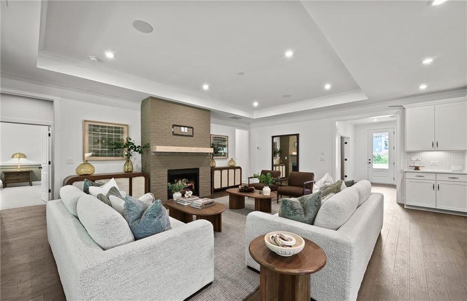 Furnished interior view inside a new home in , Villa Rica (Image 7). Furnished interior view inside a new home in , Villa Rica (Image 7).