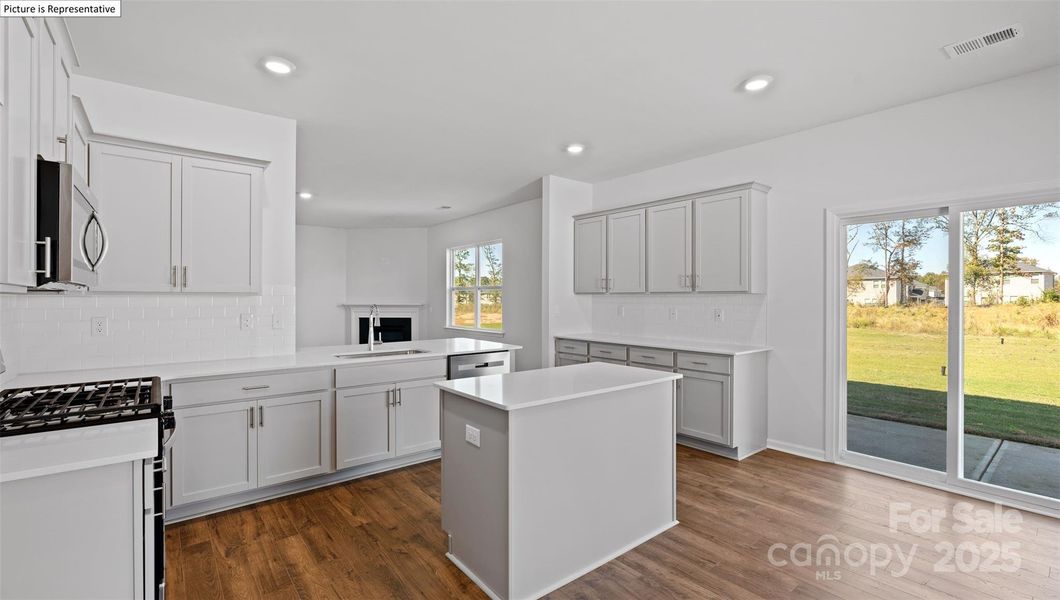 Furnished interior view inside a new home in Secrest Commons, Monroe (Image 7).