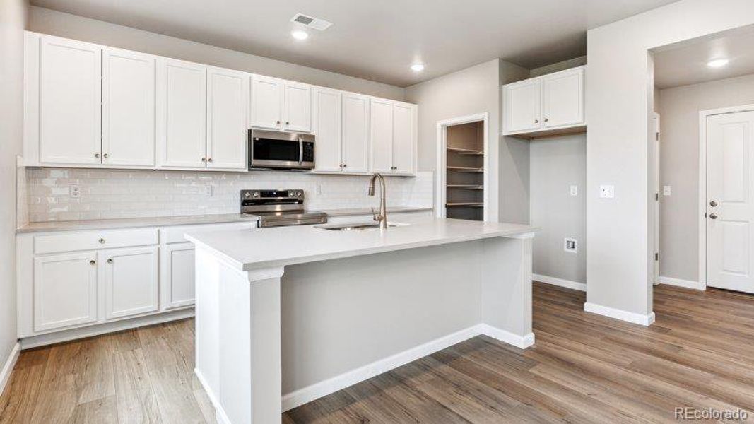 Furnished interior view inside a new home in Highlands Preserve, Mead (Image 4).