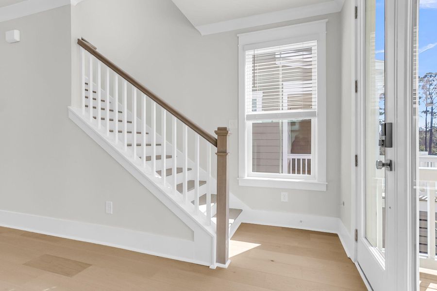 Spacious, unfurnished interior of a new home in Miller's Crossing, Johns Island (Image 57).