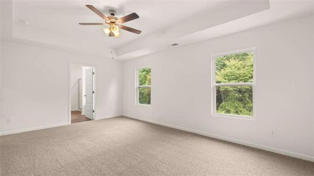 Spacious, unfurnished interior of a new home in Bridle Creek, Locust Grove (Image 26). Spacious, unfurnished interior of a new home in Bridle Creek, Locust Grove (Image 26).