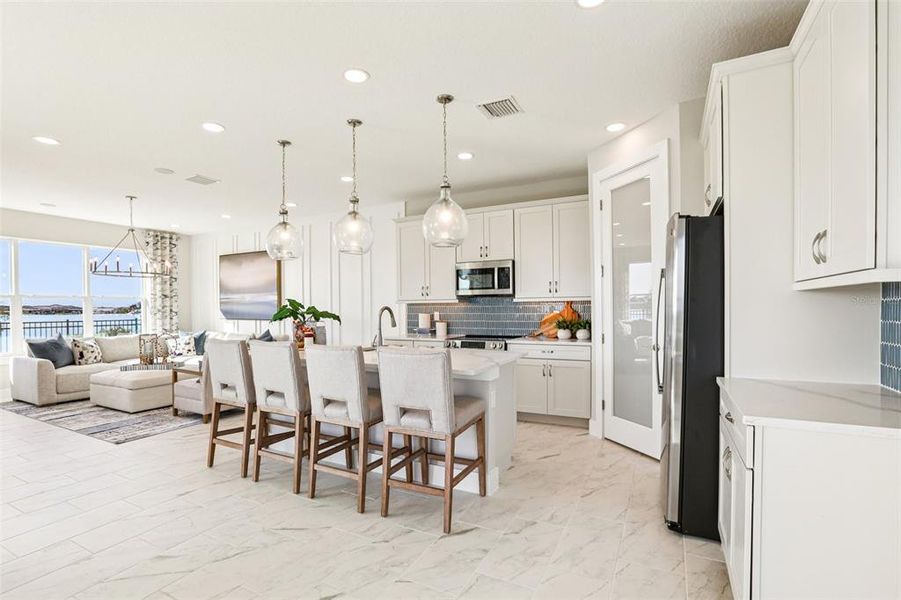 Furnished interior view inside a new home in , San Antonio (Image 17).