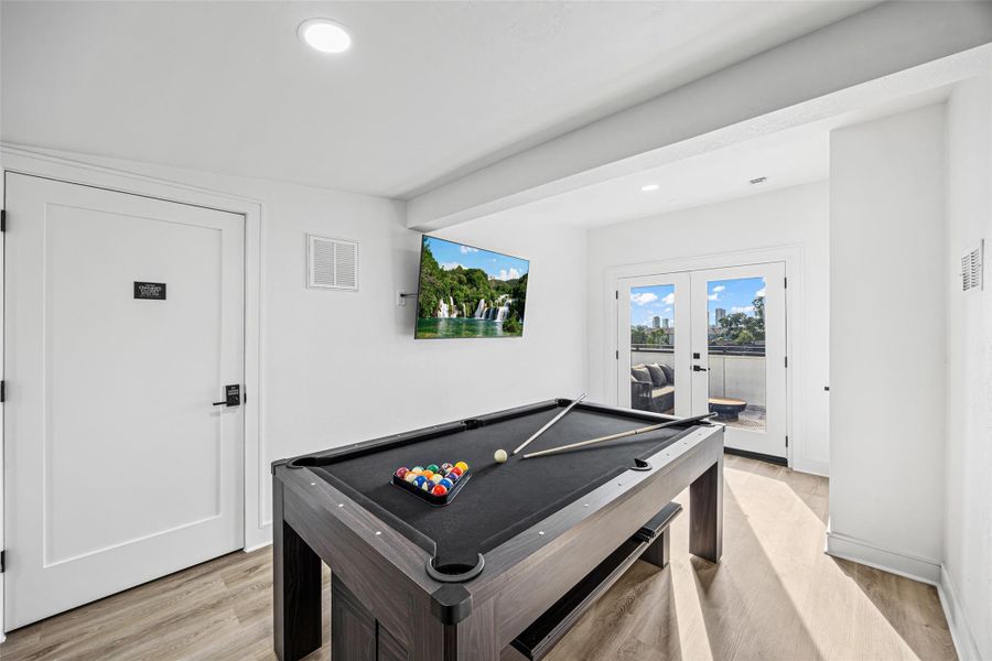 Furnished interior view inside a new home in , Houston (Image 18).