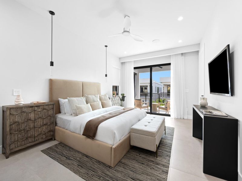 Furnished interior view inside a new home in , Fort Lauderdale (Image 8). Furnished interior view inside a new home in , Fort Lauderdale (Image 8).