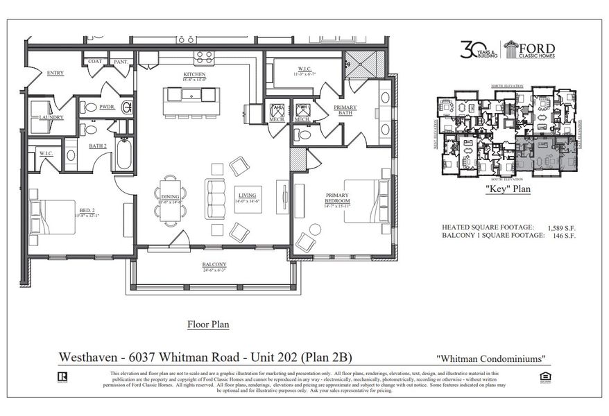 2D floor plan layout of this home in Westhaven, Franklin, TN (Image 2).