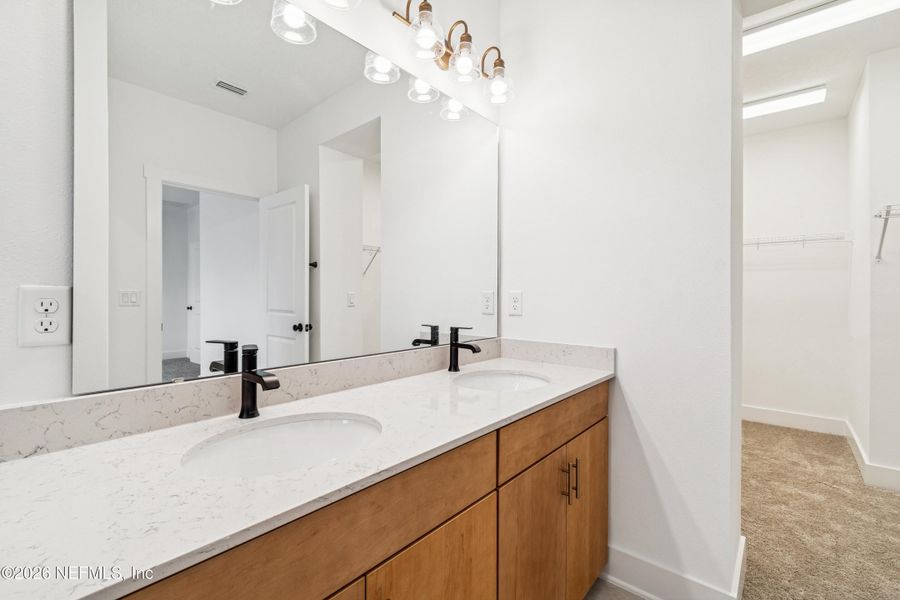 Furnished interior view inside a new home in Kettering at eTown - Traditional Collection, Jacksonville (Image 15).