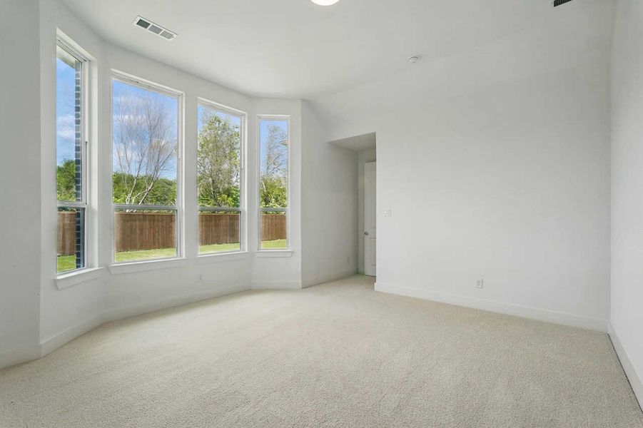 Representative Primary Bedroom - some options shown Representative Primary Bedroom - some options shown