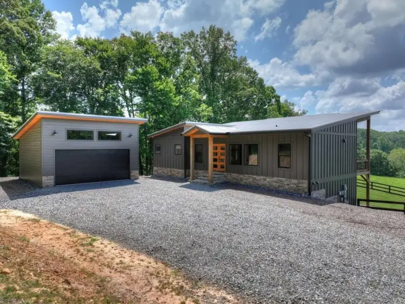 Exterior details and patio area of a home in , Blue Ridge (Image 29). Exterior details and patio area of a home in , Blue Ridge (Image 29).