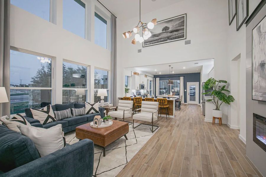 Representative furnished interior of a home built from the Ava by Chesmar Homes in Stream Waters, Buda (Image 21).