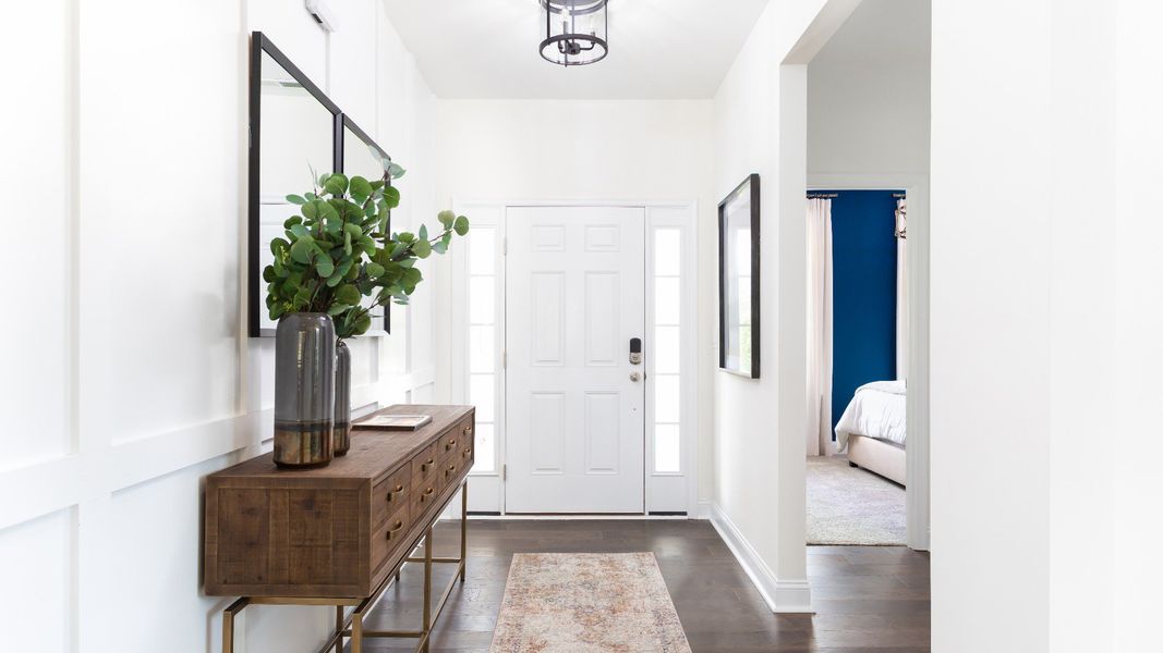 Representative furnished interior of a home built from the Drayton by DRB Homes in Farms at Bellingham, Mooresville (Image 5). Representative furnished interior of a home built from the Drayton by DRB Homes in Farms at Bellingham, Mooresville (Image 5).