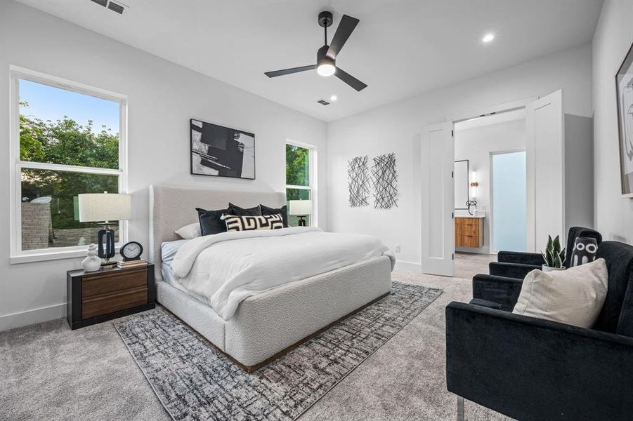 Furnished interior view inside a new home in , Dallas (Image 15). Furnished interior view inside a new home in , Dallas (Image 15).