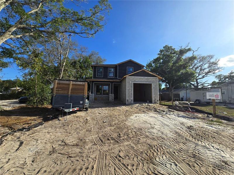 In-progress construction of a new home in , St. Petersburg, FL (Image 16).