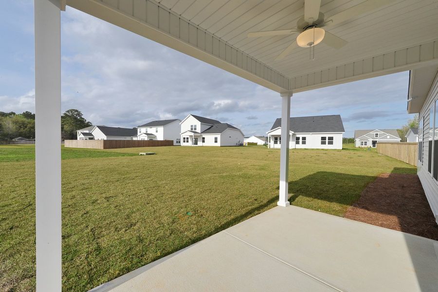 Exterior details and patio area of a home in Garden Grove, Conway (Image 4).