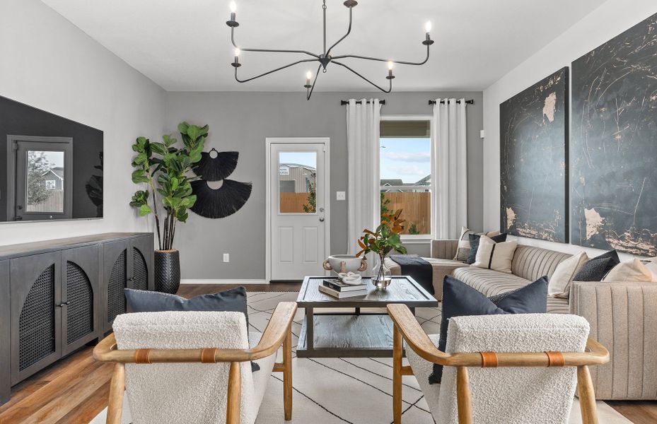 Representative furnished interior of a home built from the Hewitt by Centex in Corley Farms, Boerne (Image 10).