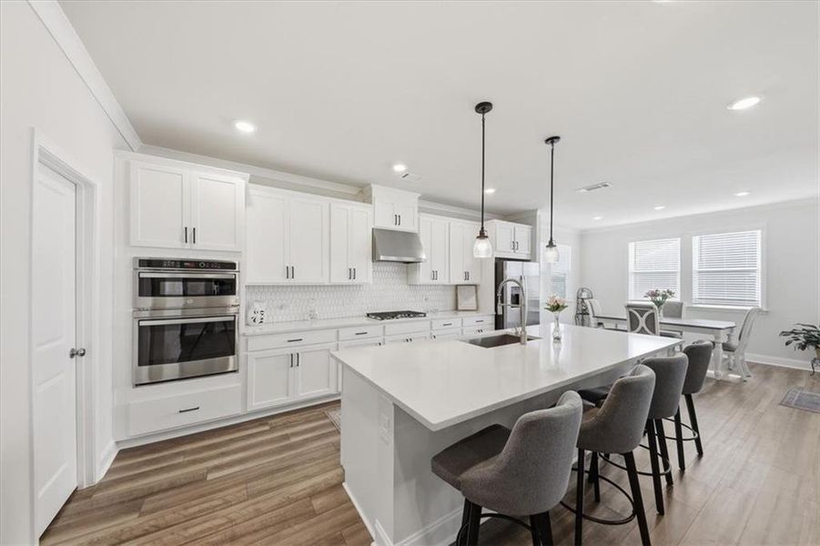 Furnished interior view inside a new home in Falls Creek, Flowery Branch (Image 56).