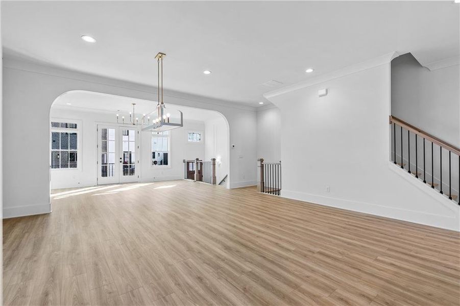 Spacious, unfurnished interior of a new home in , Sugar Hill (Image 34).