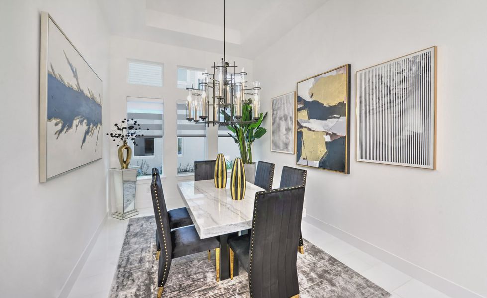 Furnished interior view inside a new home in Woodhaven, Port Orange (Image 9).